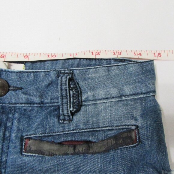 Bcbg Side Slit Open Mini Cut Off Shorts - Picture 7 of 10